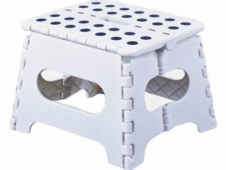 Taburete Plegable PandaEar para el Hogar, Ligero y Resistente para Niños, Cocina, Dormitorio y Baño - Blanco Embalaje Deteriorado on Sale