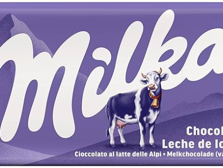 Tableta de Chocolate con Leche Milka 125g Embalaje Deteriorado For Cheap