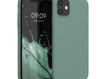 Funda kwmobile para Apple iPhone 11 - Ultrafina de TPU y Silicona con Bordes elevados anticaídas - Verde Bosque Reacondicionado For Sale