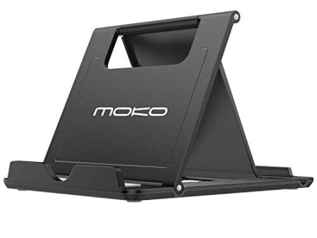 MoKo Soporte Plegable para Teléfonos Tabletas, para iPhone 13 iPhone 14 14 Pro, iPad 9, iPad Mini 6, iPad Air 5 4, iPad Pro 12,9 5ª 2021, iPhone XS XR, iPhone SE, iPad Pro 11, Galaxy S20 - Negro Embalaje Deteriorado Hot on Sale