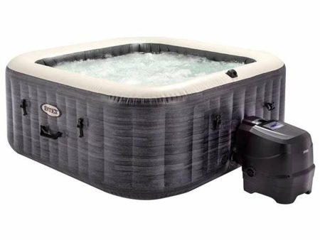 Intex 55090 Spa Hinchable para 4 Personas, Capacidad 795 litros, Temperatura del Agua 10º- 40º, Bañera Inflable Embalaje Deteriorado Fashion