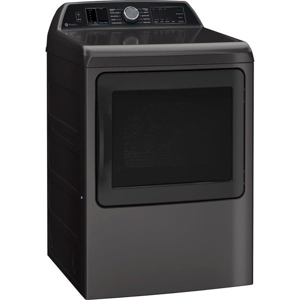 GE Profile 7.3 Cu. Ft. Electric Dryer with Sanitize Cycle PTD70EBMTDG Fashion