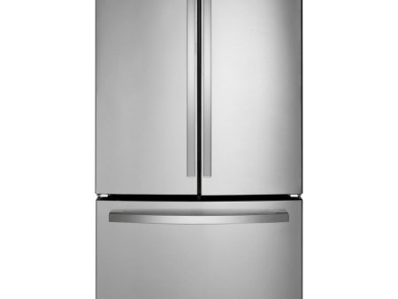 GE 36-inch, 21.9 cu.ft. Counter-Depth French 3-Door Refrigerator with Interior Ice Maker GWE22JYMFS Discount