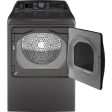 GE Profile 7.3 Cu. Ft. Electric Dryer with Sanitize Cycle PTD70EBMTDG Fashion