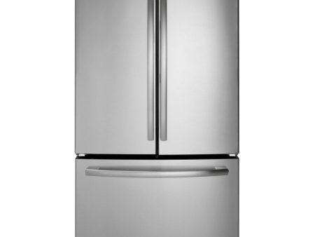 GE 36-inch, 27 cu.ft. Freestanding French 3-Door Refrigerator GNE27EYMFS For Cheap