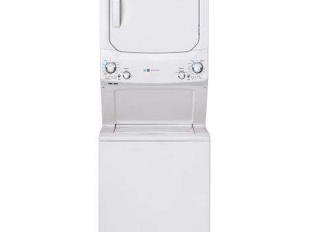 GE Stacked Washer Dryer Electric Laundry Center GUD27EEMNWW Online Hot Sale