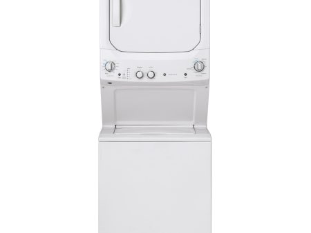 GE Stacked Washer Dryer Electric Laundry Center GUD24ESMMWW Online Sale