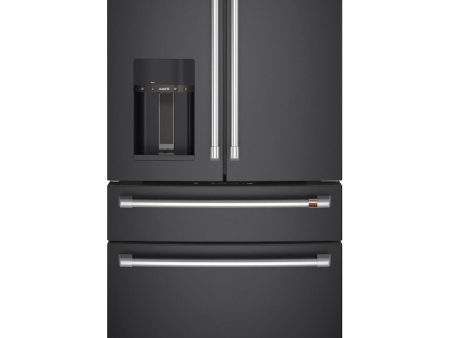 Café 36-inch, 22.3 cu.ft. Counter-Depth French 4-Door Refrigerator with Wi-Fi CXE22DP3PD1 For Sale