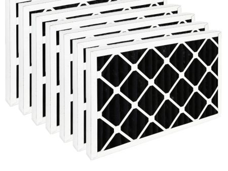 AeroStar 16x25x1 Odor Eliminator Furnace Air Filters with Activated Carbon - Case of 6 Discount