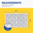 Aerostar 16x25x4 MERV 8 Furnace and A C Air Filter. Actual Exact Size: 15 1 2 x 24 1 2 x 3 5 8 Inches. Case of 4 Online