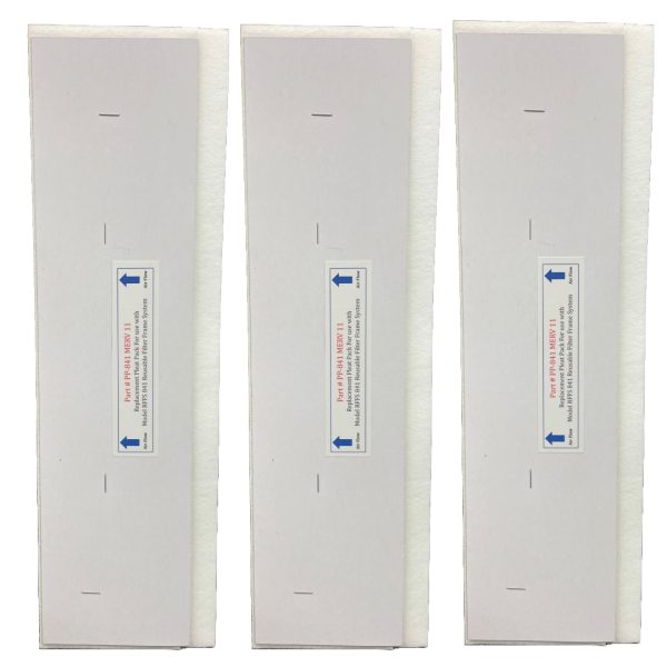 PleatPacks Part # PP-841 MERV 11 - Package of 3, Replacements for MODEL # RFFS 841 Reusable Filter Frame System. Assembled in Canada by FurnaceFilters.Ca Sale