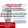 Carrier   Bryant 16x25x4 FILXXCAR0016   FILXXCAR0116 Reusable Filter Frame System Kit - Includes Lifetime Reusable Frame MODEL # RFFS 805 and 6 Replacement Filters PART # PP-805 MERV 11 For Sale